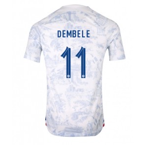 Lacne Muži Futbalové dres Francúzsko Ousmane Dembele #11 MS 2022 Krátky Rukáv - Preč
